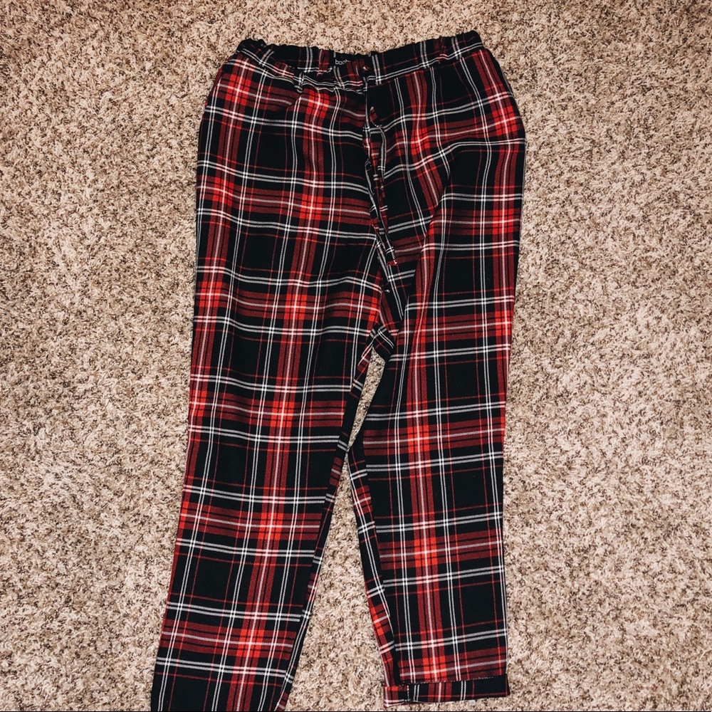Boohoo Plaid Pants